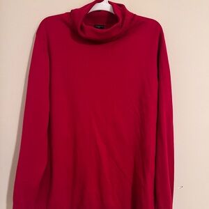 Talbots 3X Red Cowl Turtleneck Women’s Sweater